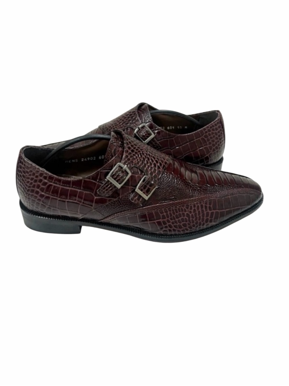 New Stacy Adams Kasimir Double Monk Strap Slip-On Men's Size 10 M